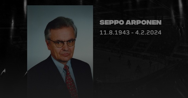 ​Kärpät 46 ry:n Kunniapuheenjohtaja Seppo Arposen muistoa kunnioittaen