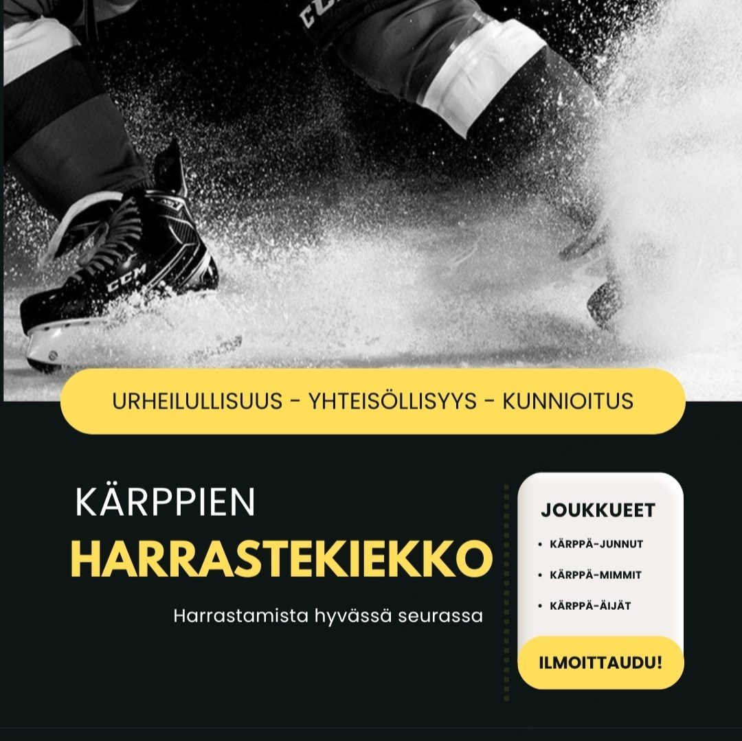 Harrastekiekon ilmoittautumiset avoinna!
