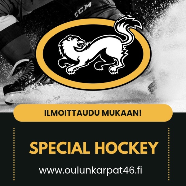 Special Hockey - Ilmoittaudu mukaan!