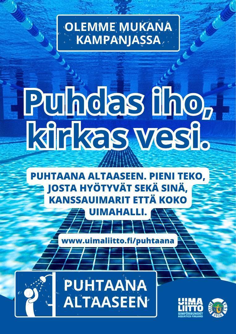Olemme mukana Puhtaana altaaseen -kampanjassa 