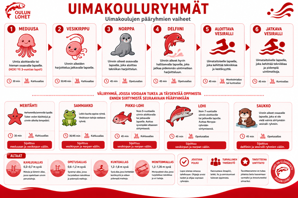 Perustietoa uimakouluista