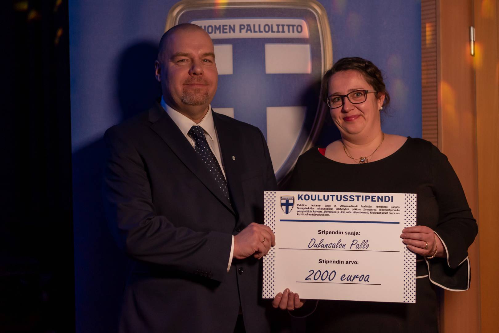 Oulunsalon Pallo palkittiin Palloliiton Pohjoisen alueen Palkintogaalassa Respect palkinnolla