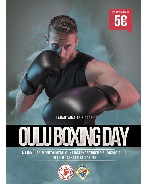 Oulun Boxing Day lauantaina 18.3.2023