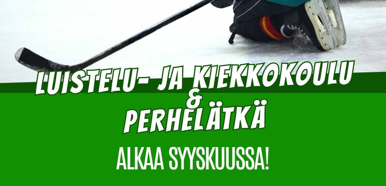 Perhelätkä sekä Luistelu- ja kiekkokoulu starttaavat syyskuussa!