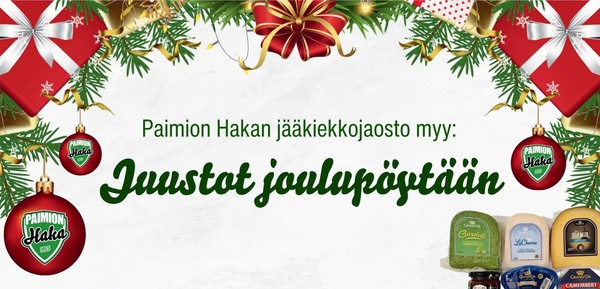 Osta joulujuustot ja tue PaiHan jääkiekkoilijoita!