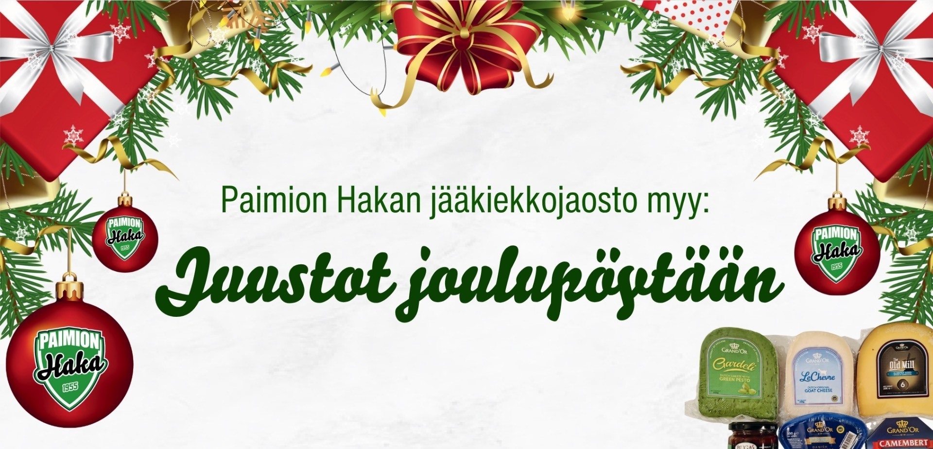 Osta joulujuustot ja tue PaiHan jääkiekkoilijoita!
