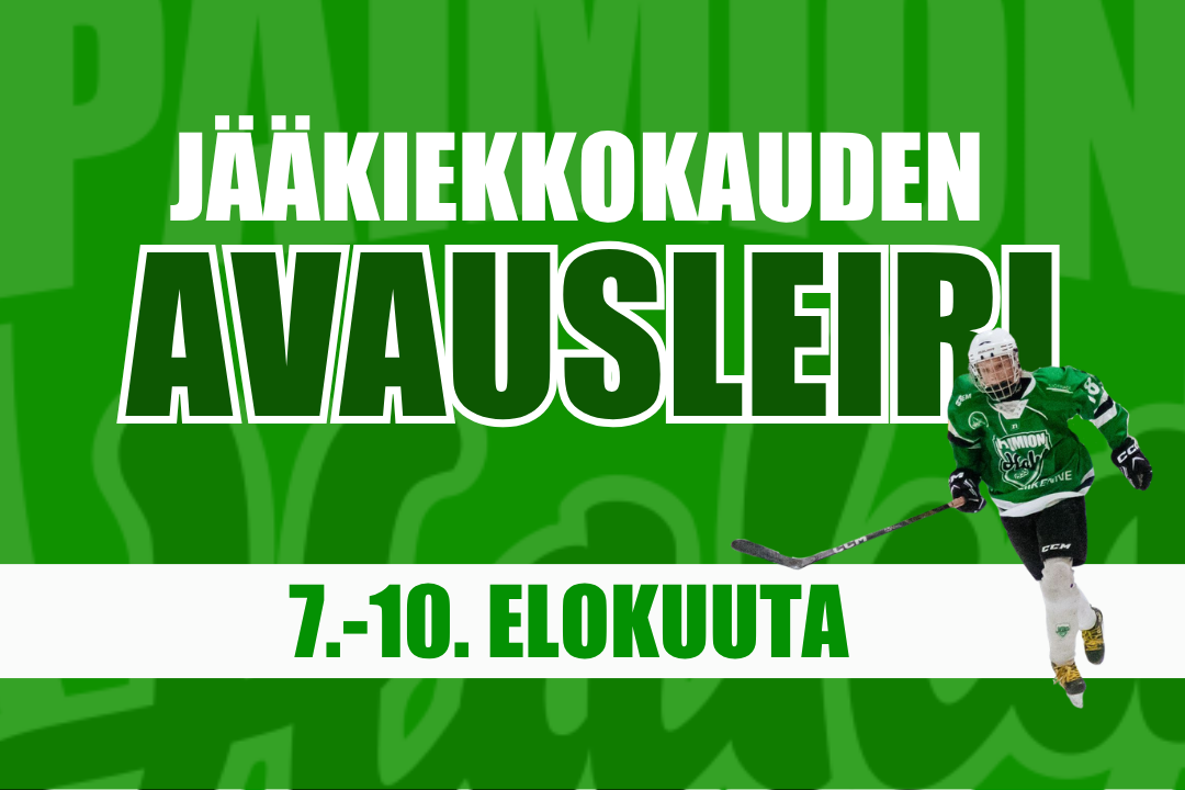 Ilmoittautuminen Hakan jääkiekkoleirille on avattu!