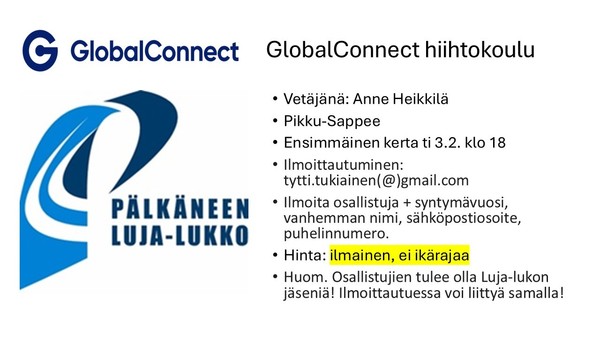 Luistelujaosto on nyt myös hiihtojaosto!