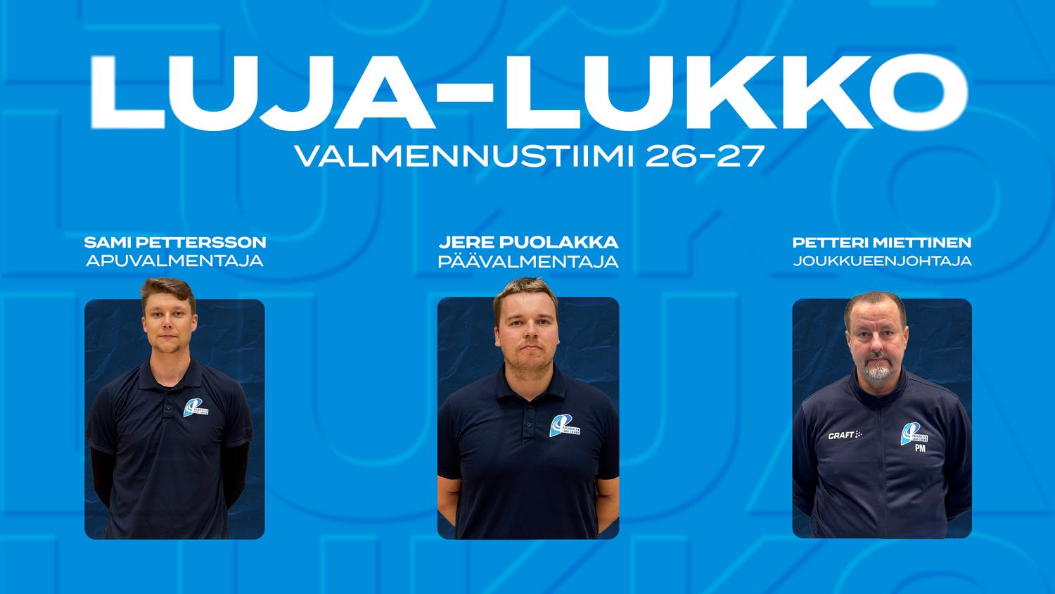 Raikas tuulahdus Pälkäneen suunnasta - Jere Puolakasta Lukon päävalmentaja