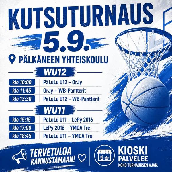 Kutsuturnaus tytöt 2015 ja 2016