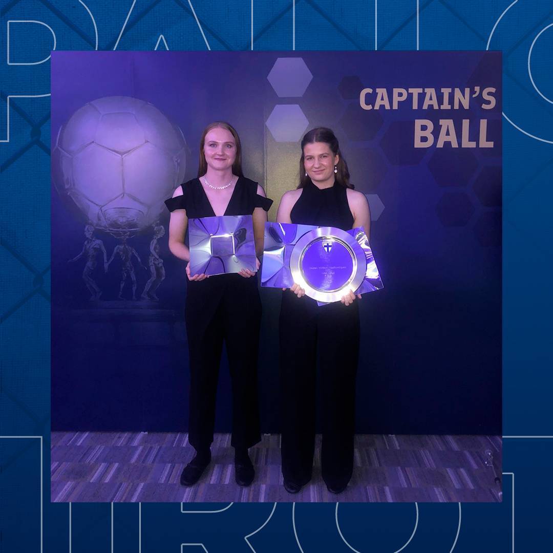 Naisten pelaajille tunnustusta Captain's Ball -gaalasta