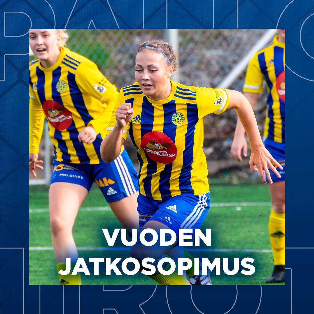 Laura Ketola jatkaa sinikeltaisissa