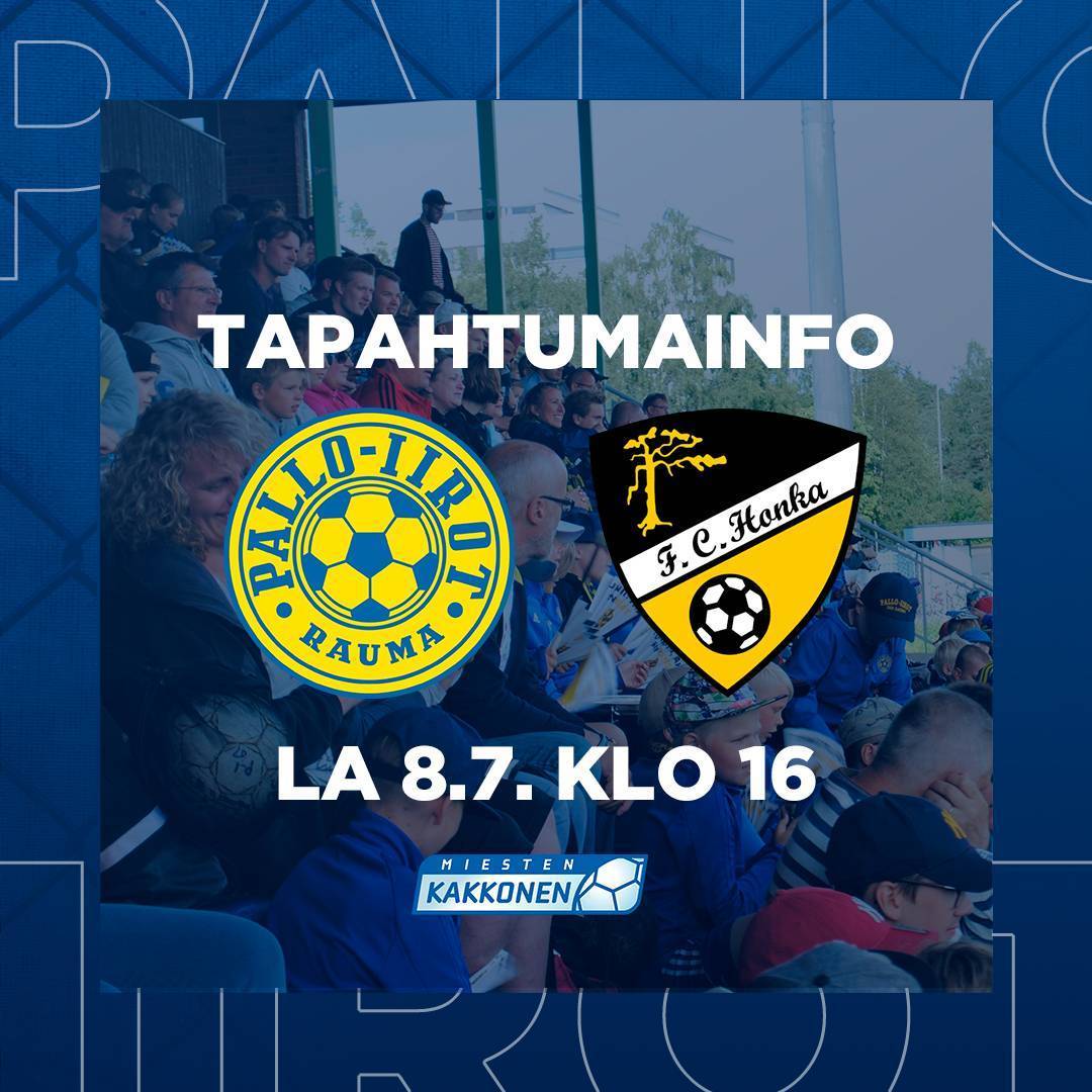 Tapahtumainfo: Pallo-Iirot - FC Honka/Akatemia