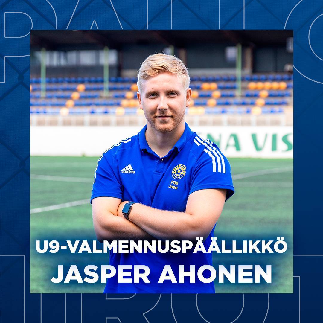 Jasper Ahonen Pallo-Iirojen alle 9-vuotiaiden poikien valmennuspäälliköksi