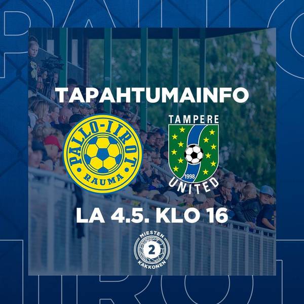 Tapahtumainfo: Pallo-Iirot - Tampere United