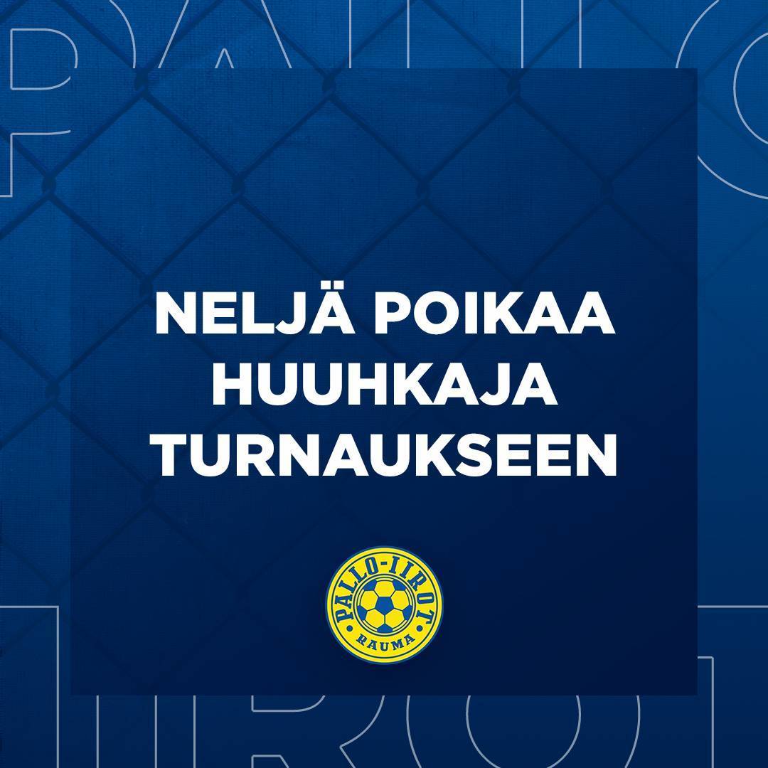 Neljä poikaa Huuhkajaturnaukseen