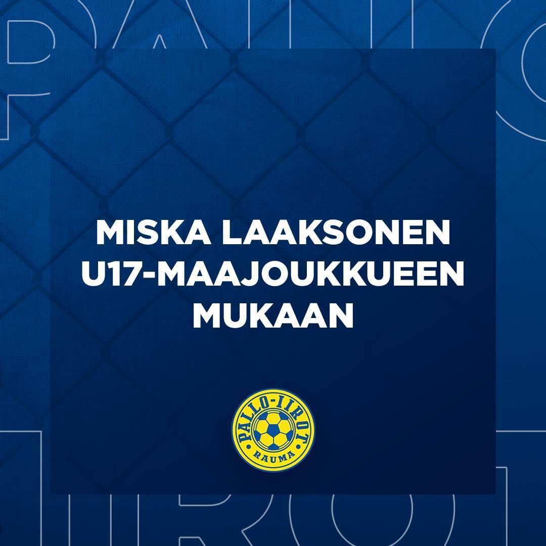 Miska Laaksonen U17-maajoukkueen mukaan