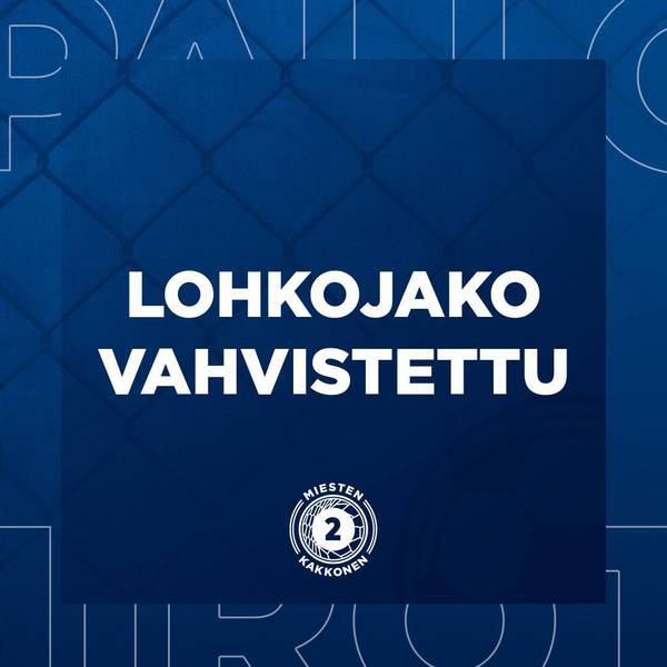 Kakkosen lohkojaot vahvistettu - Pallo-Iirot totutusti B-lohkossa