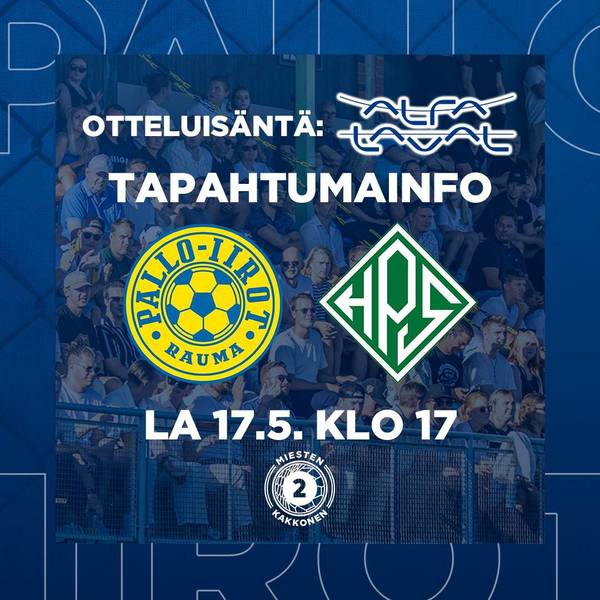 Tapahtumainfo: Pallo-Iirot - HPS