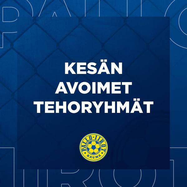 Kesän avoimet tehoryhmät