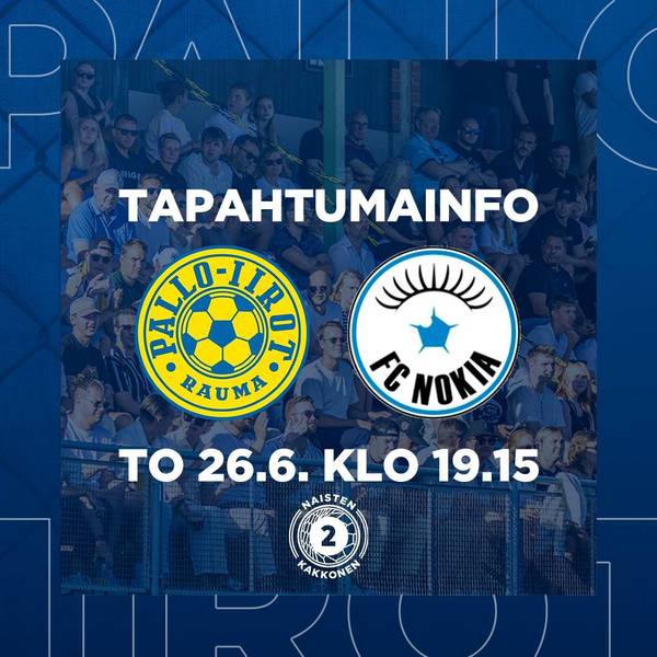 Tapahtumainfo: Pallo-Iirot - FC Nokia