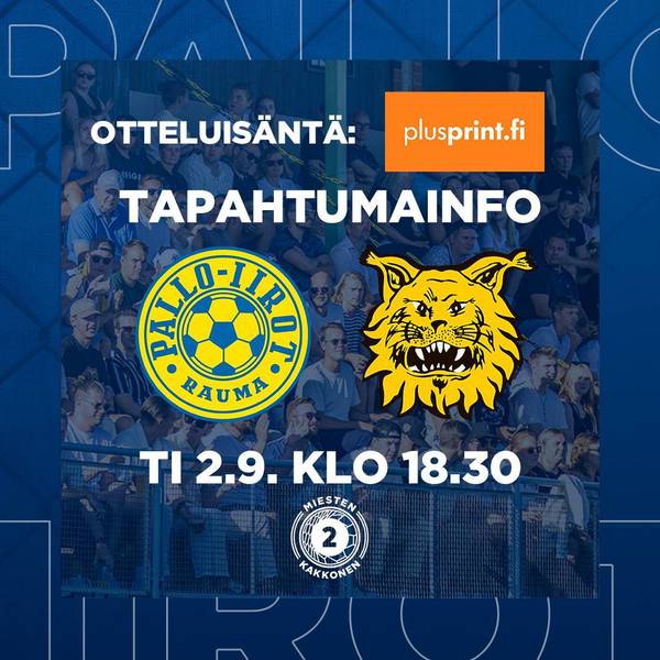 Tapahtumainfo: Pallo-Iirot - Ilves/2