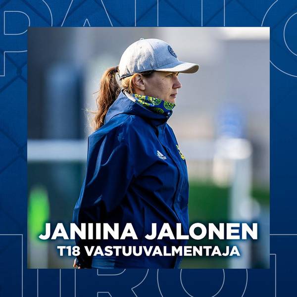 Janiina Jalonen on T18 vastuuvalmentaja  kaudella 2026