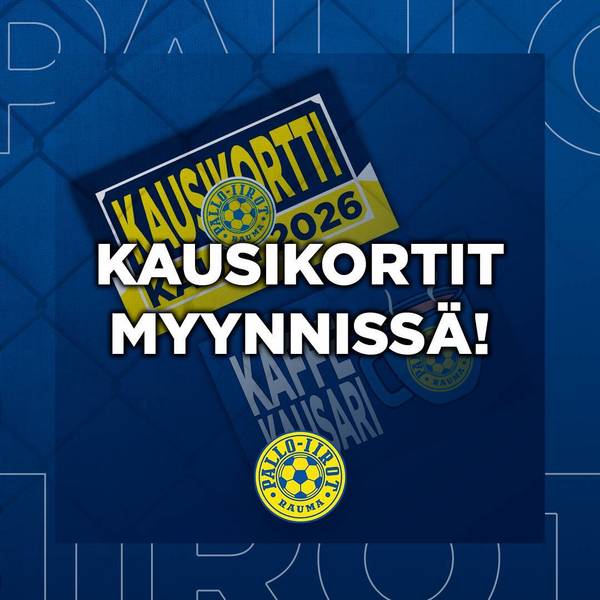 Kauden 2026 kausikortit myynnissä