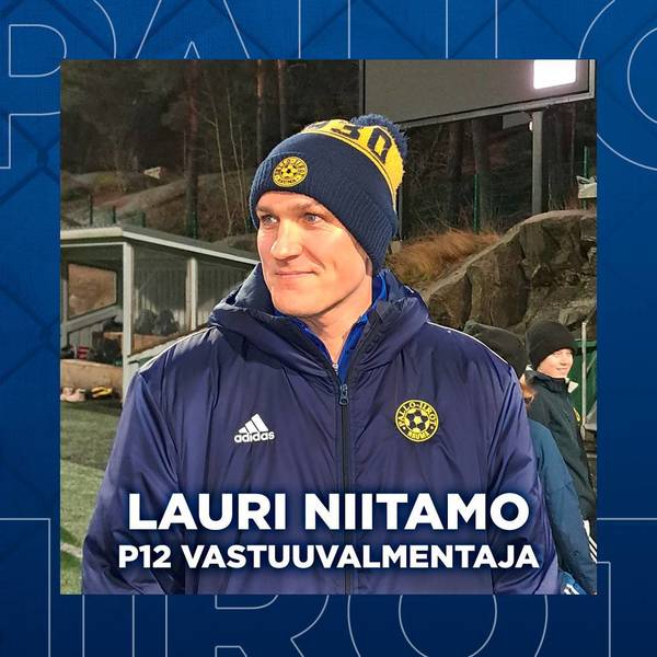 Lauri Niitamo on P12 vastuuvalmentaja kaudella 2026
