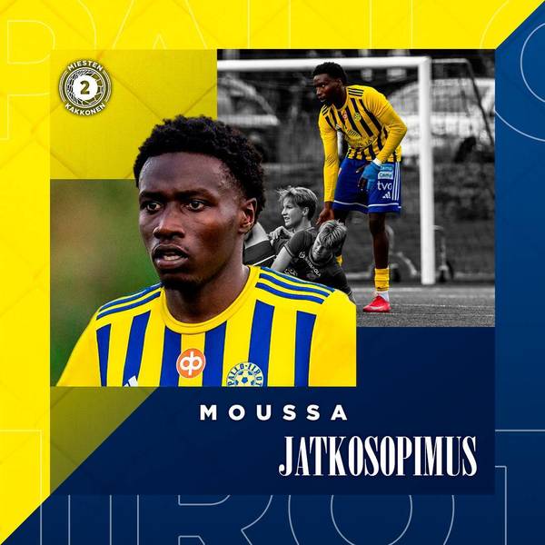 Idris Moussa jatkaa sinikeltaisissa