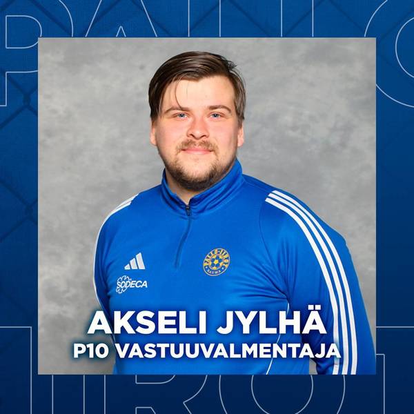 Akseli Jylhä on P10 vastuuvalmentaja kaudella 2026