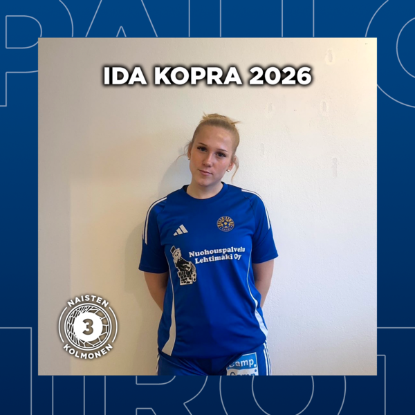 Ida Kopra jatkaa sinikeltaisissa