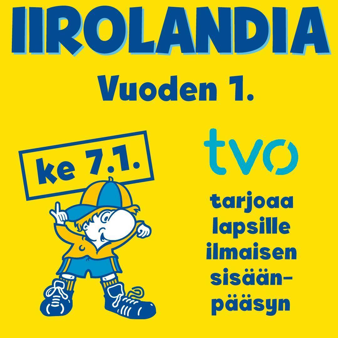 Vuoden ensimmäiseen Iirolandiaan TVO:n tarjoamana ilmaiseksi
