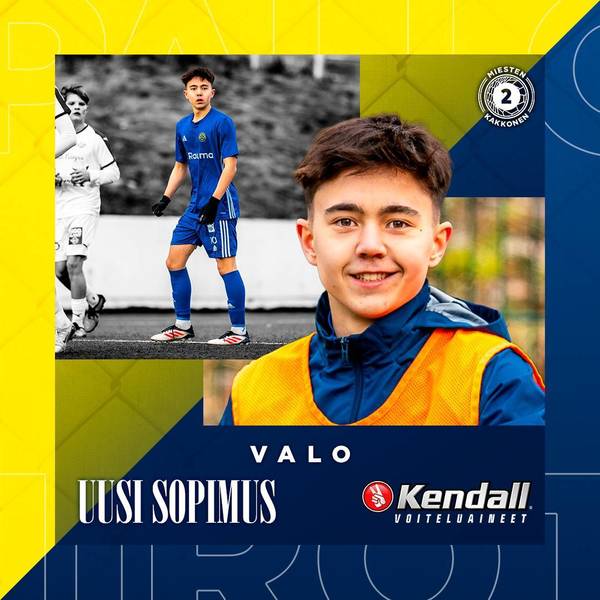 Vertti Valolle vuoden sopimus