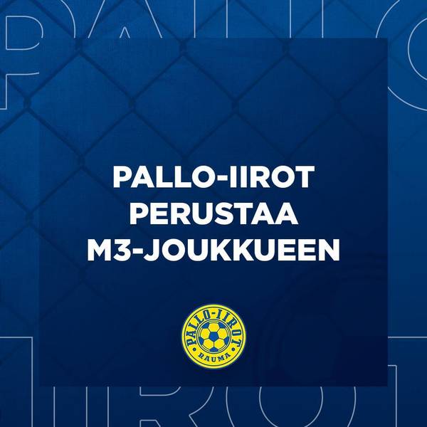 Pallo-Iirot perustaa miesten kolmosjoukkueen