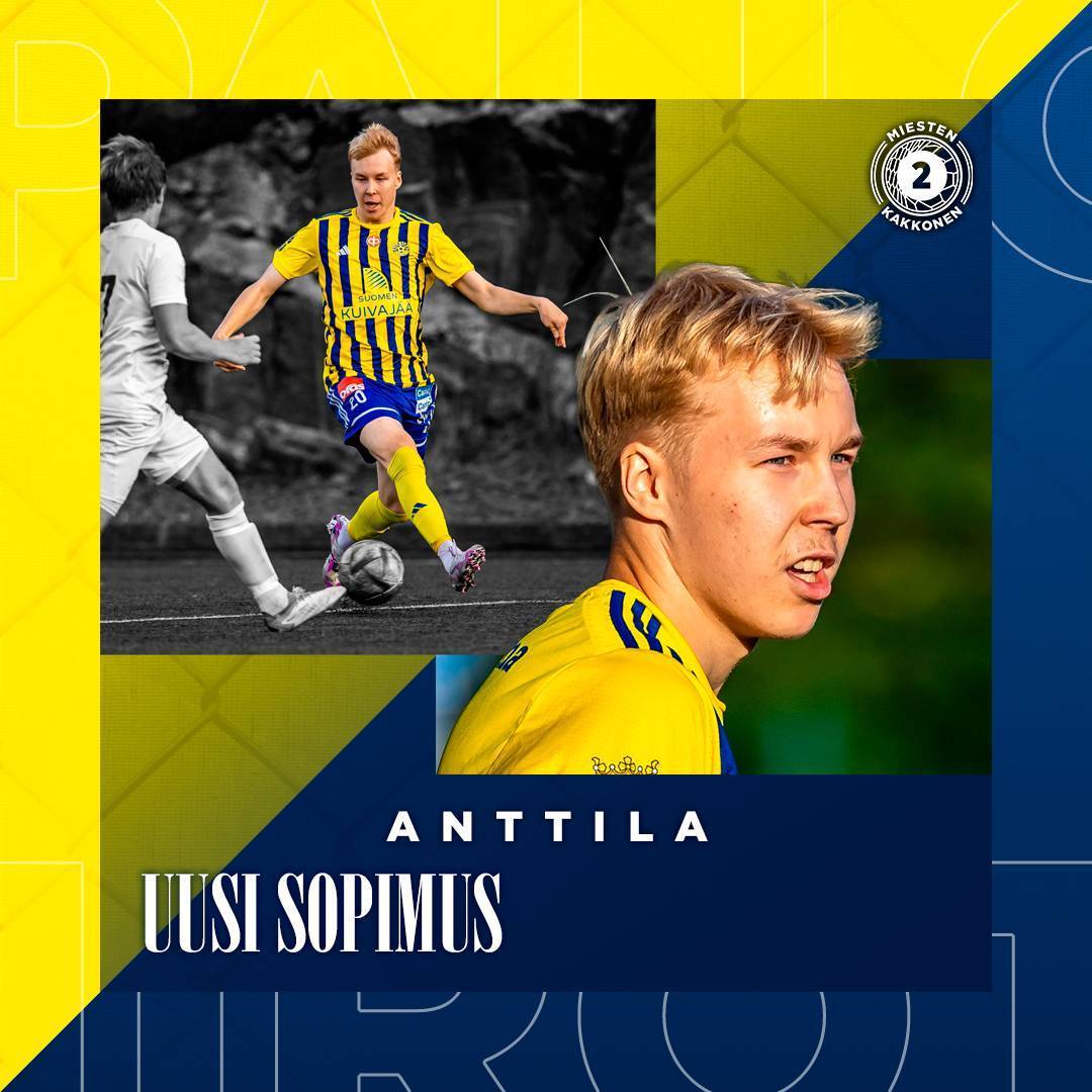 Tuomas Anttila seuraava kiinnitetty oma kasvatti