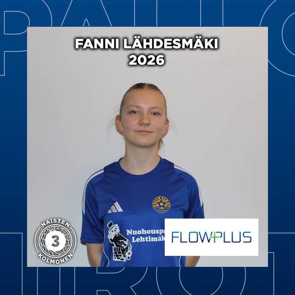 Fanni Lähdesmäki jatkaa sinikeltaisissa