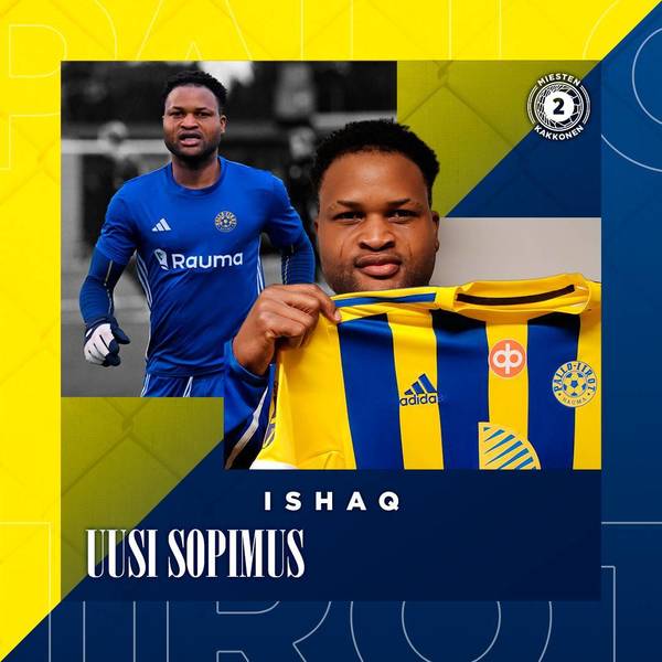 Jelino Ishaq uusin sopimuspelaaja