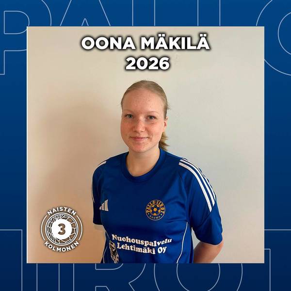 Oona Mäkilä kipparoi myös ensi kaudella