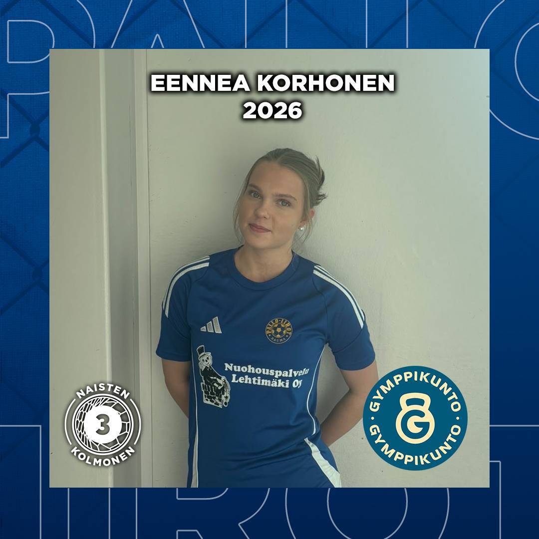 Eennea Korhonen jatkaa sinikeltaisissa