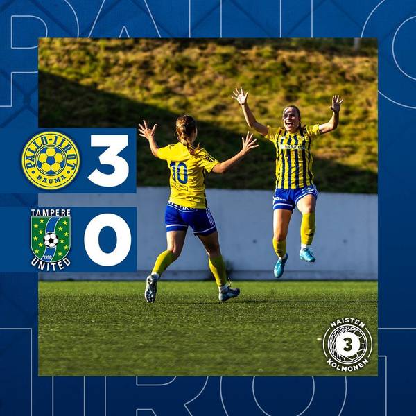 Kolme maalia ja kolme pistettä