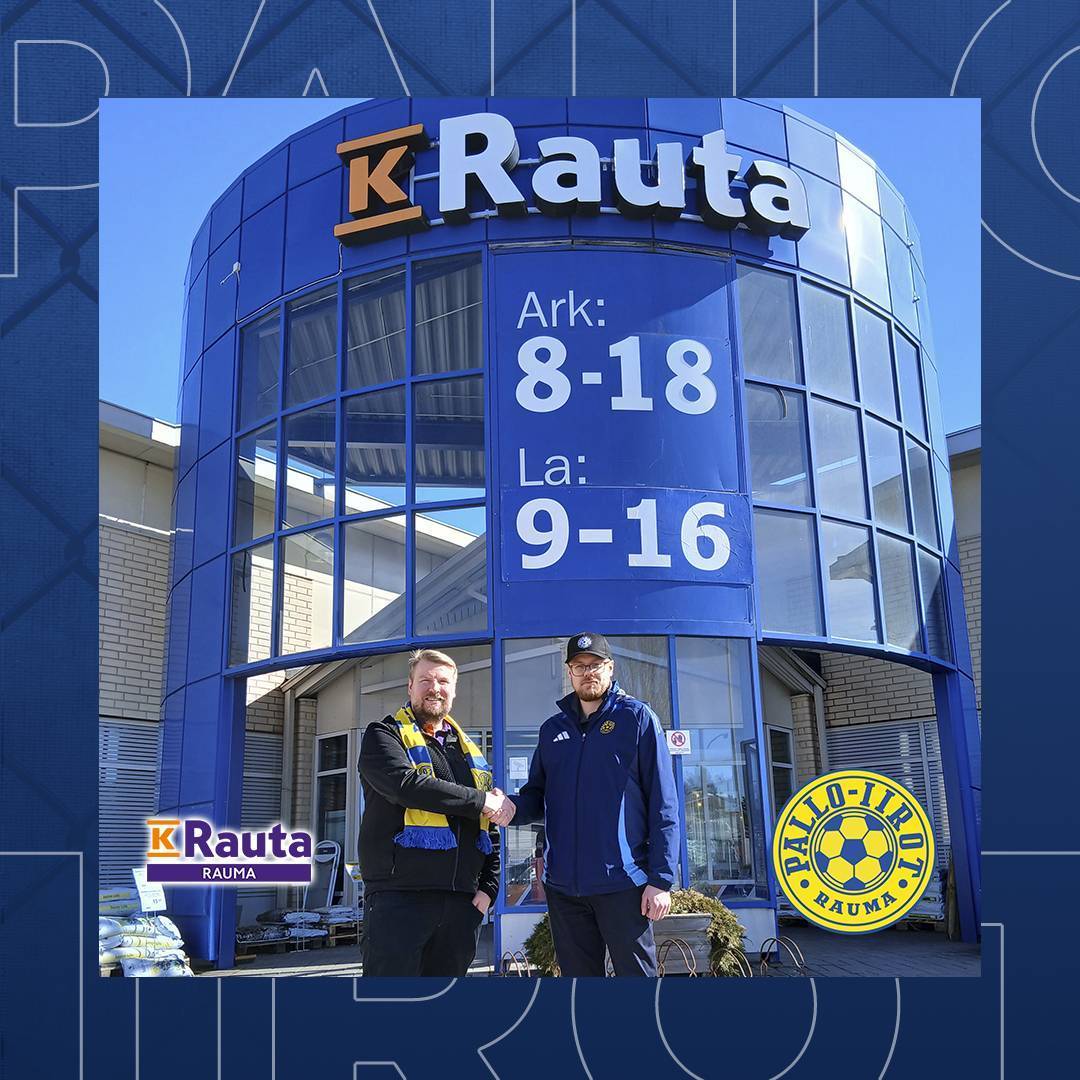 Pallo-Iirot ja K-Rauta Rauma aloittavat laajan yhteistyön