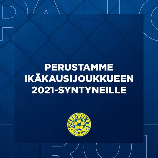 2021-syntyneet lapset mukaan ikäkausijoukkuetoimintaan
