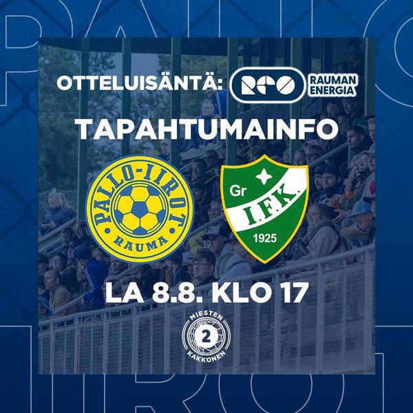 Tapahtumainfo: Pallo-Iirot - GrIFK