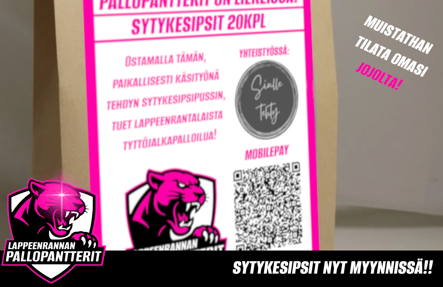 Joukkueille varainkeruukampanja!