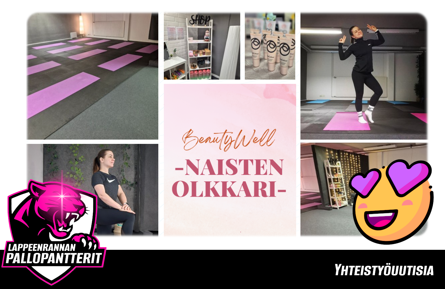 Pallopanttereille uusi yhteistyökumppani, Beautywell - Naisten olkkari 🤩