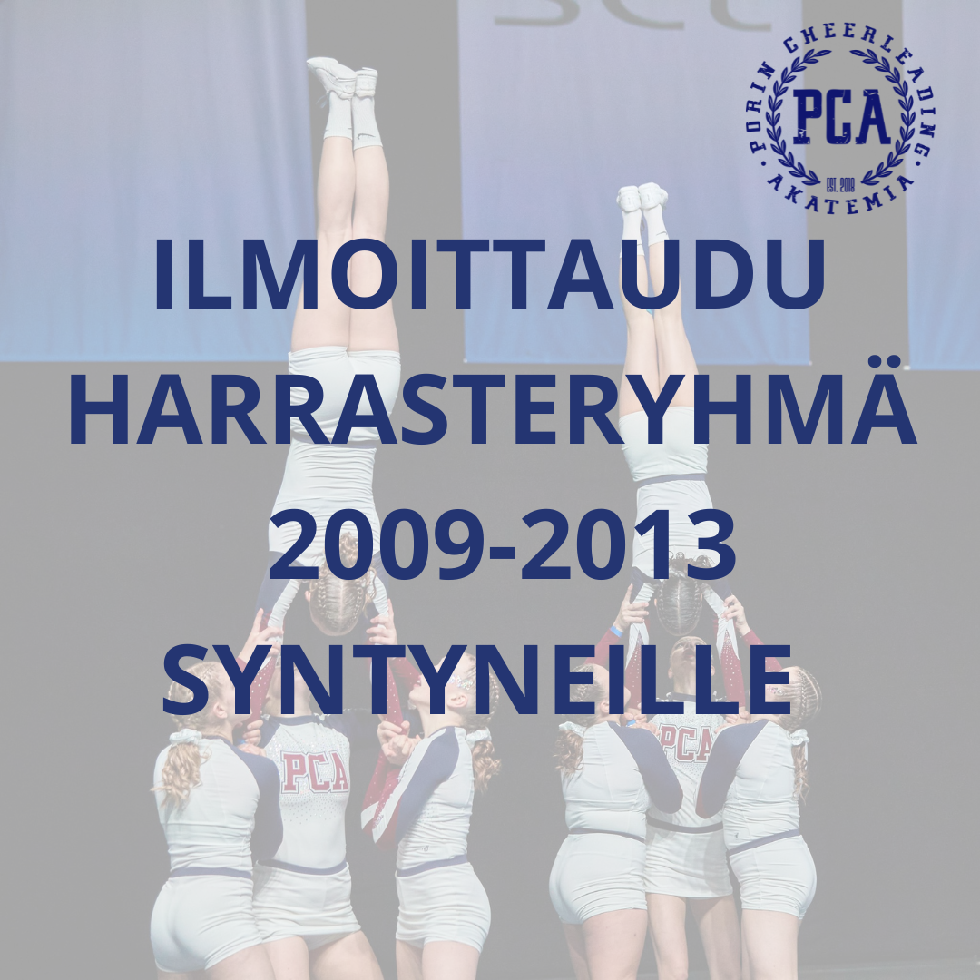 Uusi harrasteryhmä 2009-2013 syntyneille/ ILMOITTAUDU TÄSTÄ