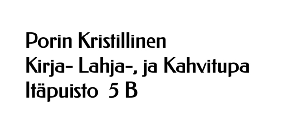 Porin Kristillinen kirjakauppa