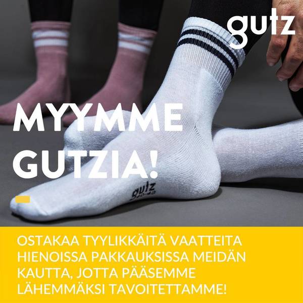 Tue seuraa ostamalla Gutz-tuotteita