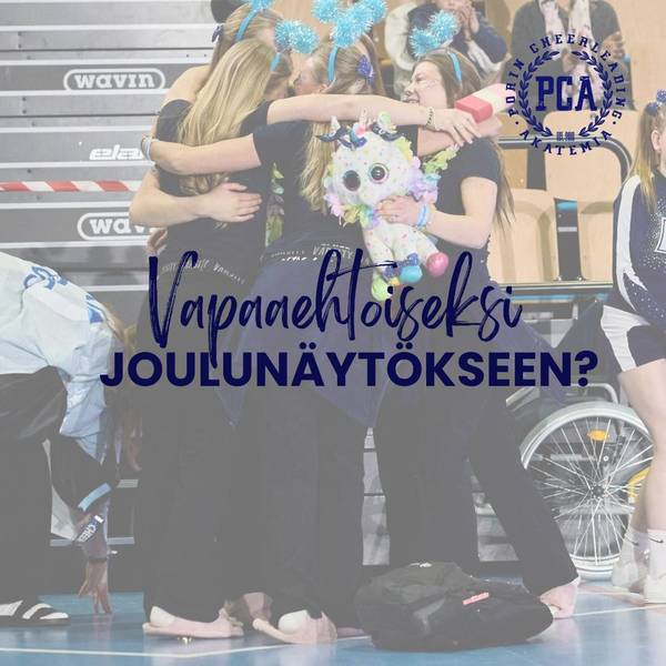 Vapaaehtoiseksi joulunäytökseen?/ ILMOITTAUDU NYT